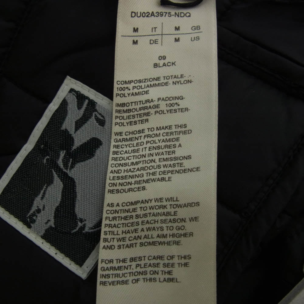 Rick Owens リックオウエンス DU02A3975-NDQ DRKSHDW ダークシャドウ キルティング ライニング ロング ベスト ジレ ブラック系 M【中古】