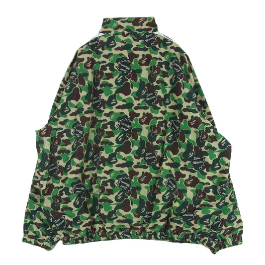 SAINT MICHAEL セントマイケル A BATHING APE アベイシングエイプ SM-YS3-0000-C29 TRACK JKT カモ トラック ジャケット グリーン系 ブラウン系 CAMO XL【新古品】【未使用】【中古】