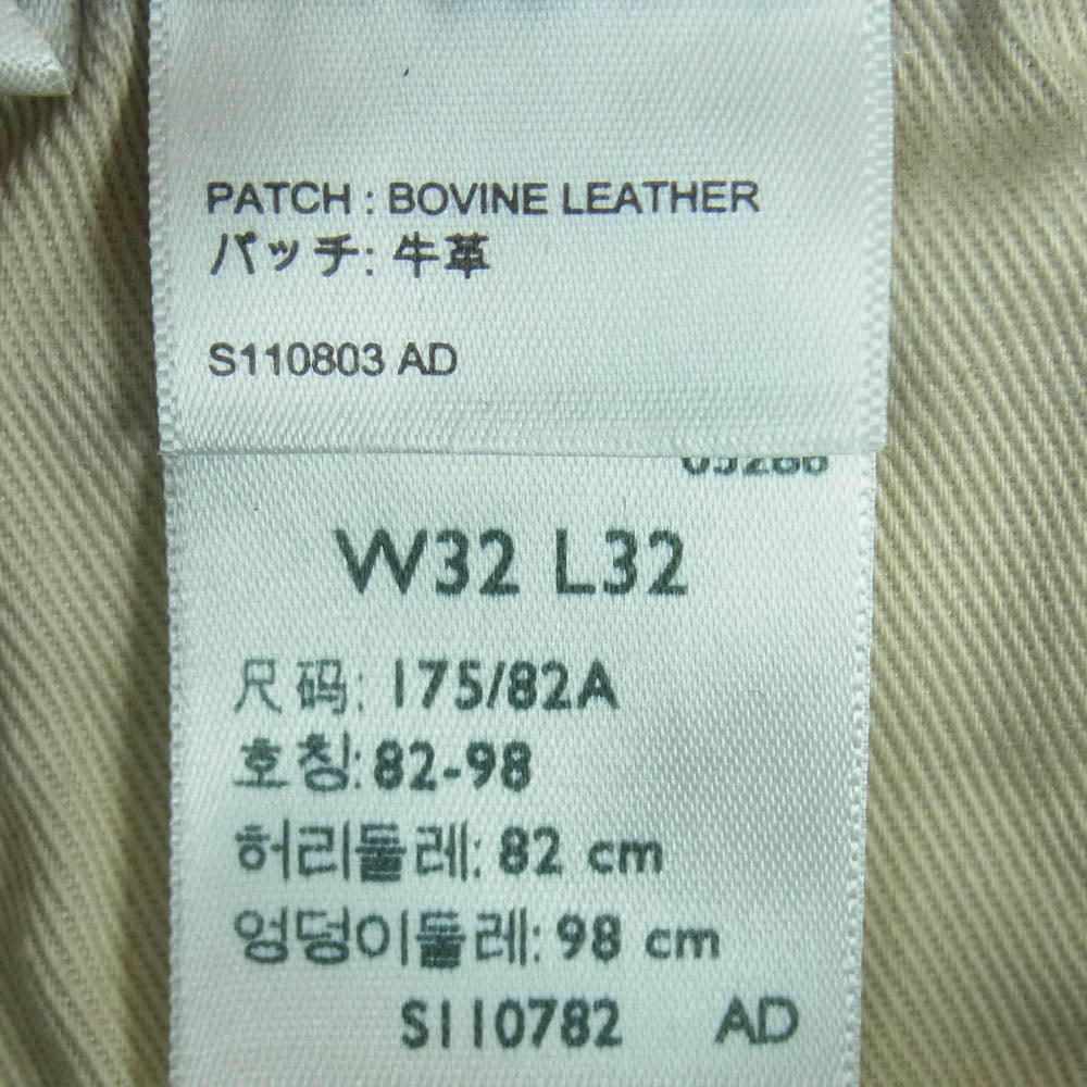 Levi's リーバイス 00501-3544 501 ストレート セルビッジ ボタンフライ デニム パンツ インディゴブルー系 W32 L32【中古】