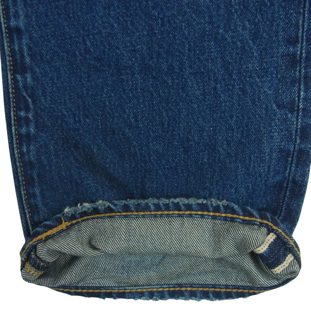 Levi's リーバイス 00501-3544 501 ストレート セルビッジ ボタンフライ デニム パンツ インディゴブルー系 W32 L32【中古】