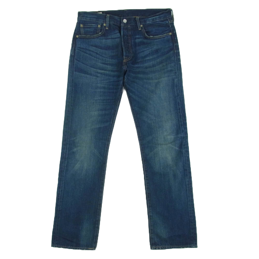 Levi's リーバイス 00501-1485 PREMIUM プレミアム 501 ボタンフライ ストレート デニム パンツ インディゴブルー系 W32 L32【中古】