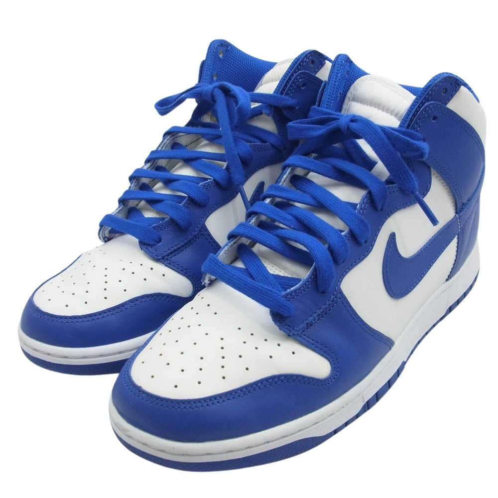 NIKE ナイキ DD1399-102 Dunk High ダンク ハイ Game Royal ゲームロイヤル ハイカット スニーカー ブルー系 ホワイト系 28.5cm【中古】