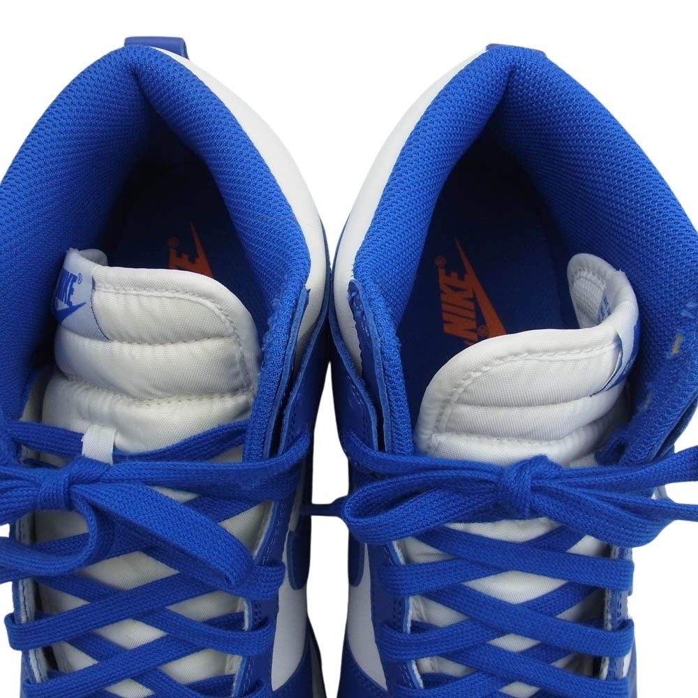 NIKE ナイキ DD1399-102 Dunk High ダンク ハイ Game Royal ゲームロイヤル ハイカット スニーカー ブルー系 ホワイト系 28.5cm【中古】