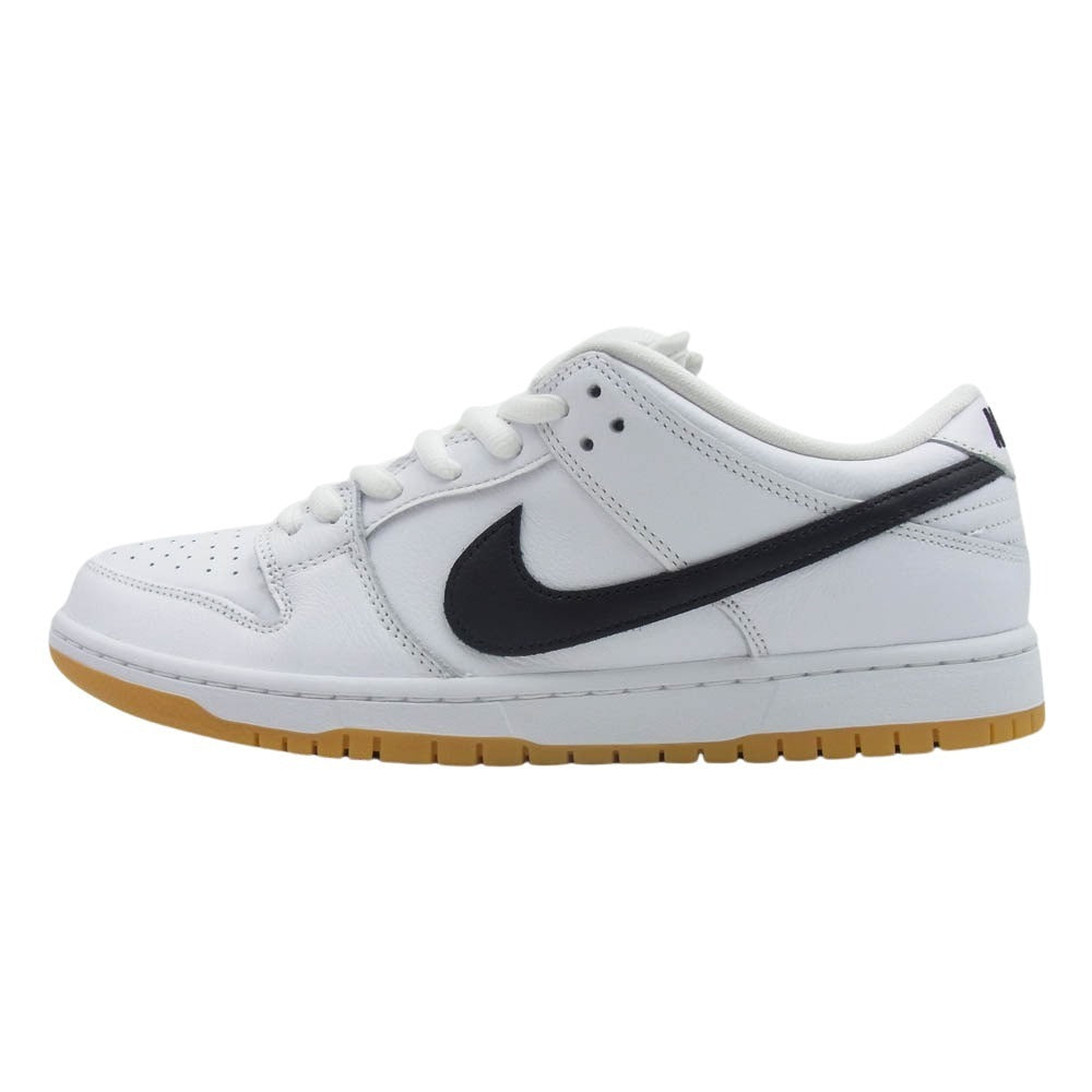 NIKE ナイキ CD2563-101 SB Dunk Low Pro ダンク ロー プロ White-Gum Light Brown ホワイト ガム ライトブラウン ローカット スニーカー ホワイト系 ブラック系 28.5cm【新古品】【未使用】【中古】