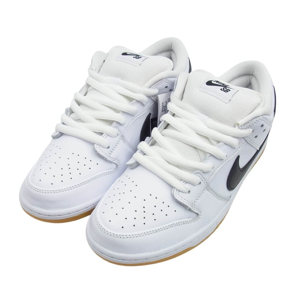 NIKE ナイキ CD2563-101 SB Dunk Low Pro ダンク ロー プロ White-Gum Light Brown ホワイト ガム ライトブラウン ローカット スニーカー ホワイト系 ブラック系 28.5cm【新古品】【未使用】【中古】