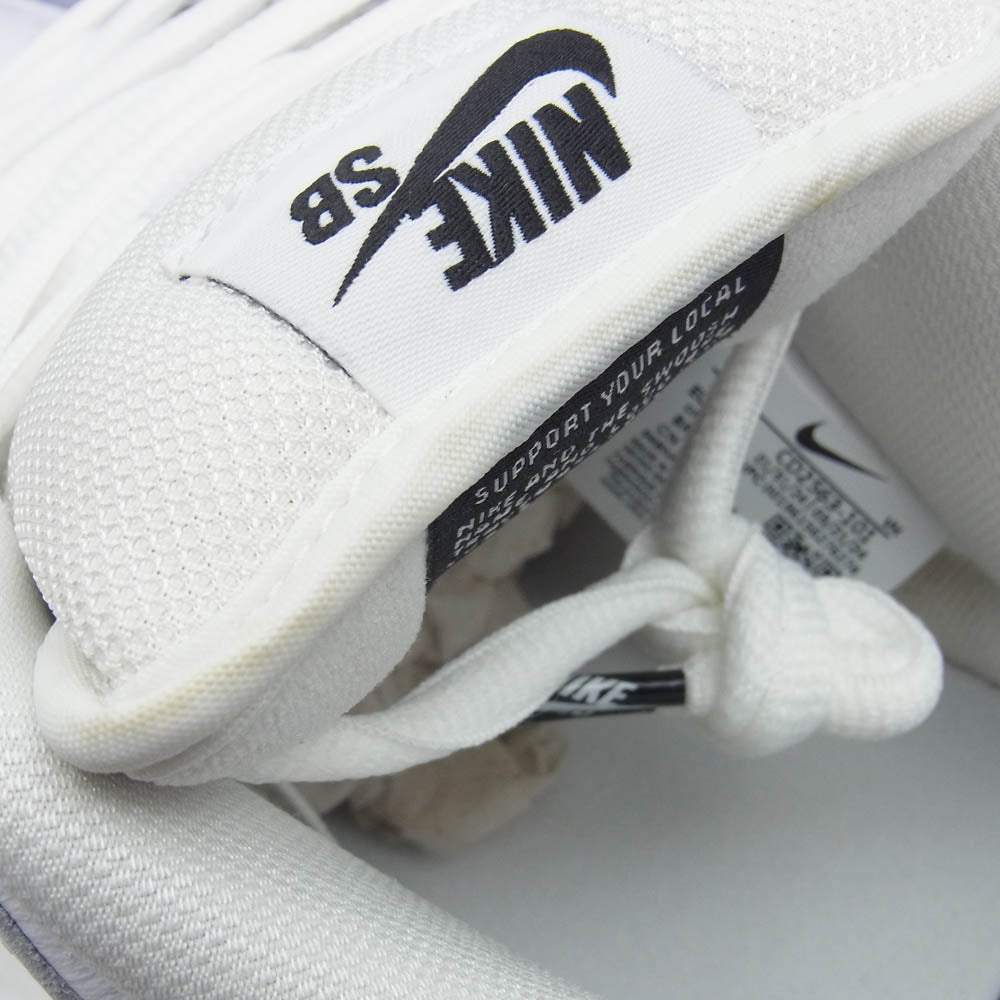 NIKE ナイキ CD2563-101 SB Dunk Low Pro ダンク ロー プロ White-Gum Light Brown ホワイト ガム ライトブラウン ローカット スニーカー ホワイト系 ブラック系 28.5cm【新古品】【未使用】【中古】