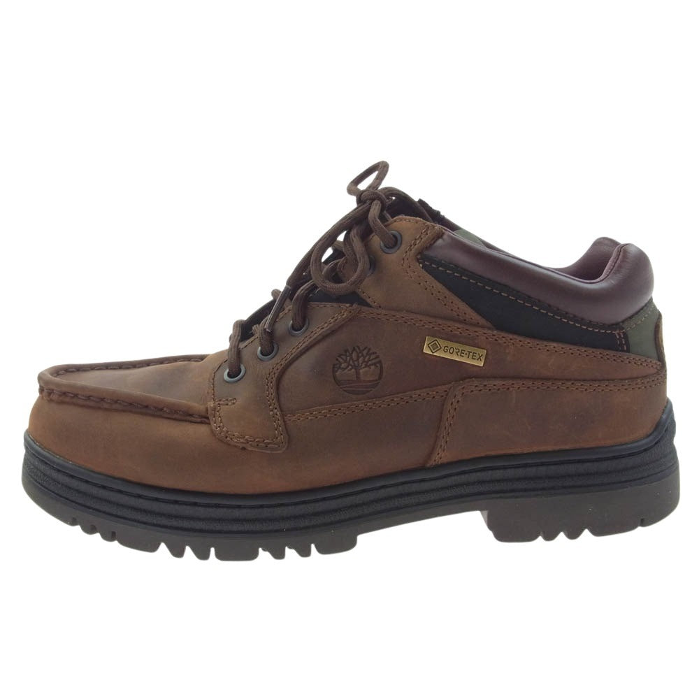 Timberland ティンバーランド 37042 ヘリテージ GTX ゴアテックス モックトゥ ミッド シューズ ブラウン系 27cm【中古】