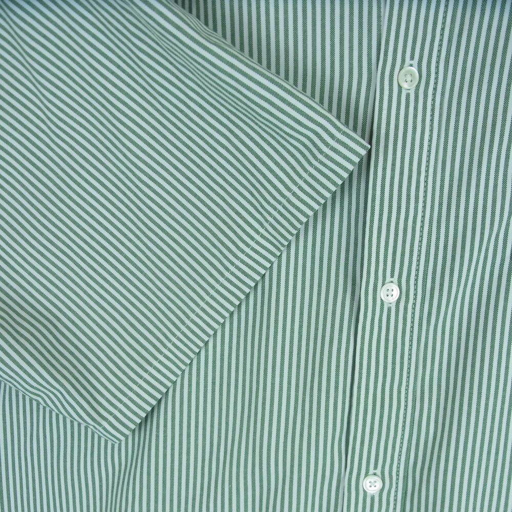 FreshService フレッシュサービス FSW-23-SH_004 DRY OXFORD CORPORATE S/S B.D. SHIRT ドライ オックスフォード コーポレート 半袖 シャツ ライトグリーン系 ホワイト系 F【中古】
