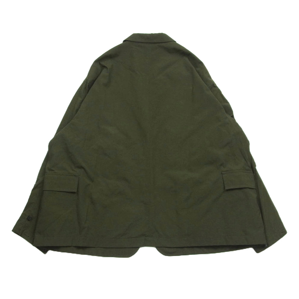 DAIWA PIER39 ダイワピア bj-54023 TECH BUSH 2B JACKET オーバーサイズ 2B ジャケット モスグリーン系 M【中古】
