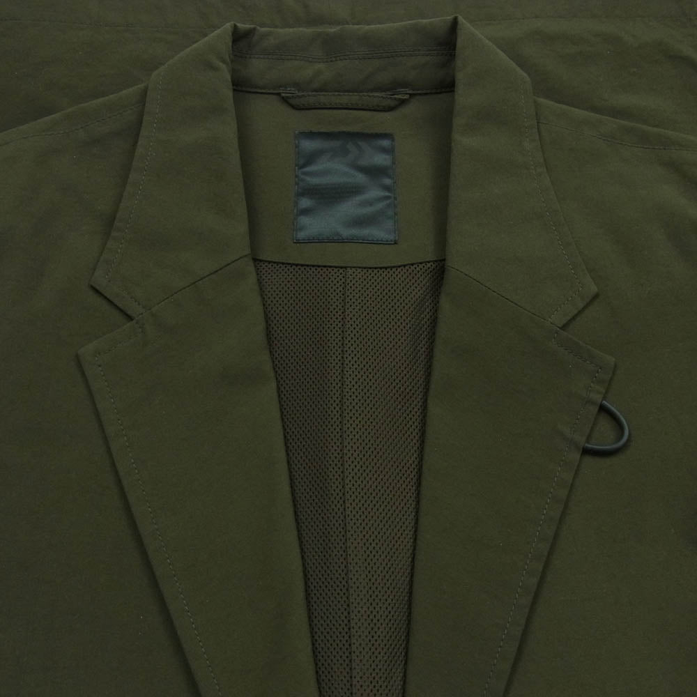 DAIWA PIER39 ダイワピア bj-54023 TECH BUSH 2B JACKET オーバーサイズ 2B ジャケット モスグリーン系 M【中古】