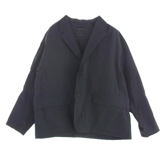 DAIWA PIER39 ダイワピア bj-54023 TECH BUSH 2B JACKET オーバーサイズ 2Bジャケット グレー ブラック系 M【中古】