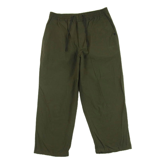 DAIWA PIER39 ダイワピア 23SS BP-33023 TECH BUSH TROUSERS プレーン フロント トラウザーズ パンツ モスグリーン系 M【中古】