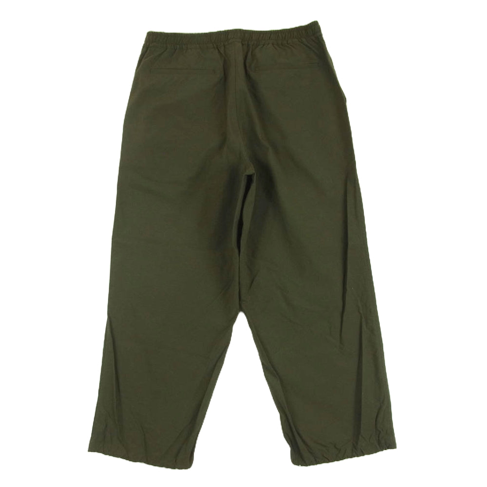 DAIWA PIER39 ダイワピア 23SS BP-33023 TECH BUSH TROUSERS プレーン フロント トラウザーズ パンツ モスグリーン系 M【中古】