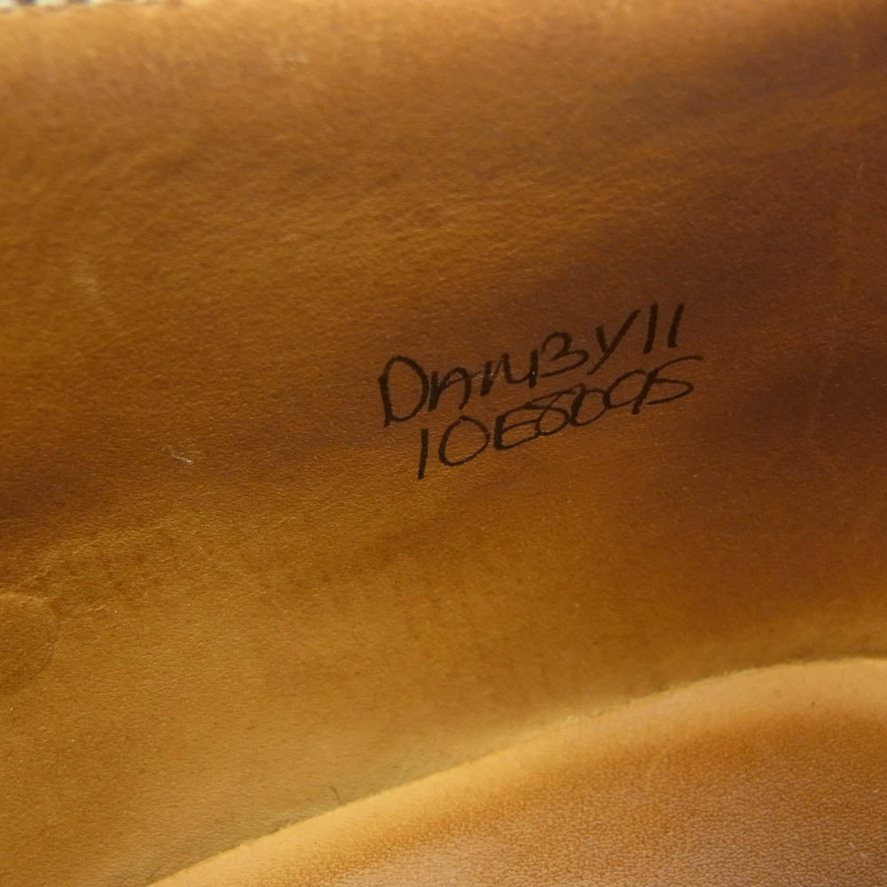 John Lobb ジョンロブ DARBY2 ダービー２ ウィングチップ プレーントゥ ドレス ビジネス レザー シューズ ブラウン系 10E【中古】