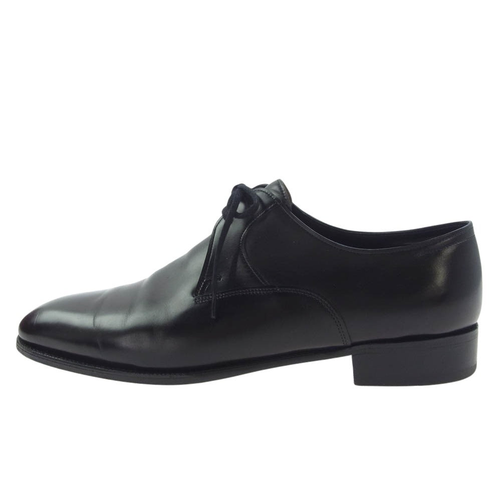 John Lobb ジョンロブ MARSTON マーストン プレーントゥ ドレス ビジネス レザー シューズ ブラック系 9.5【中古】