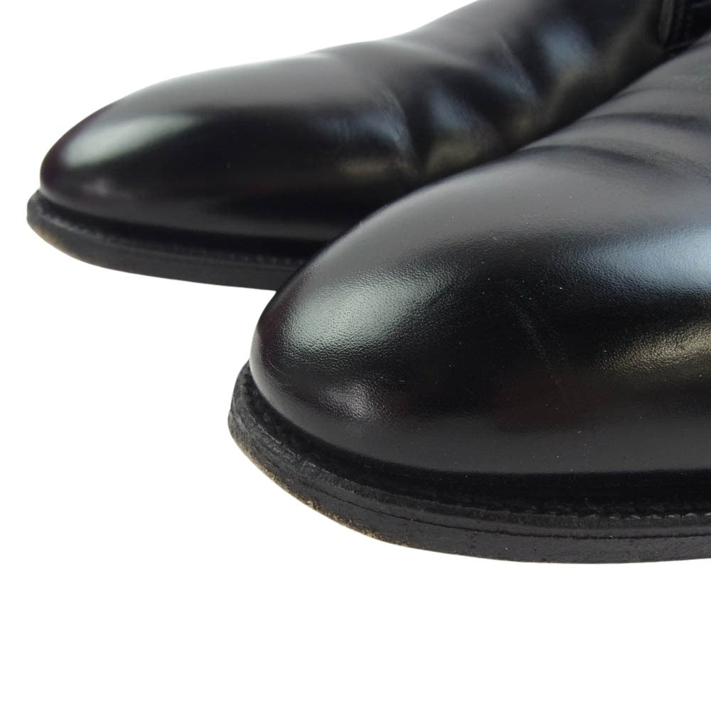 John Lobb ジョンロブ MARSTON マーストン プレーントゥ ドレス ビジネス レザー シューズ ブラック系 9.5【中古】