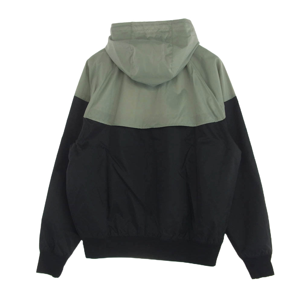 NIKE ナイキ DA0002-018 NSW HE WR ウーブン フーディ ジャケット ウィンドランナー ジャケット グリーン系 ブラック系 M【極上美品】【中古】