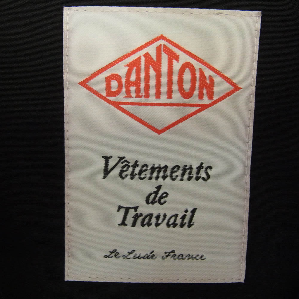 Danton ダントン DT-A0030 LAS DOWN ARMY HOODED JACKET ダウン アーミー フーデッド ジャケット ブラック系 M【中古】