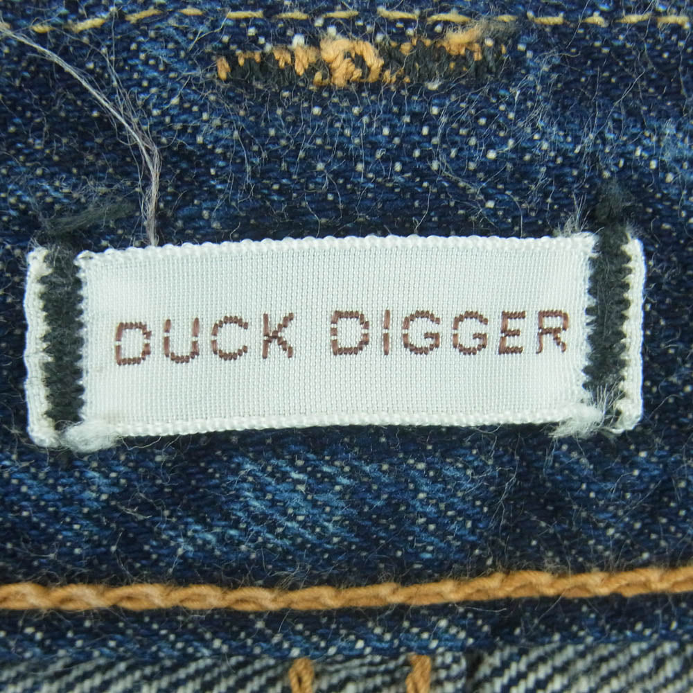 WAREHOUSE ウエアハウス DD-1001XX 1947 MODEL duck digger ダックディガー デニム パンツ ボタンフライ インディゴブルー系 32【中古】