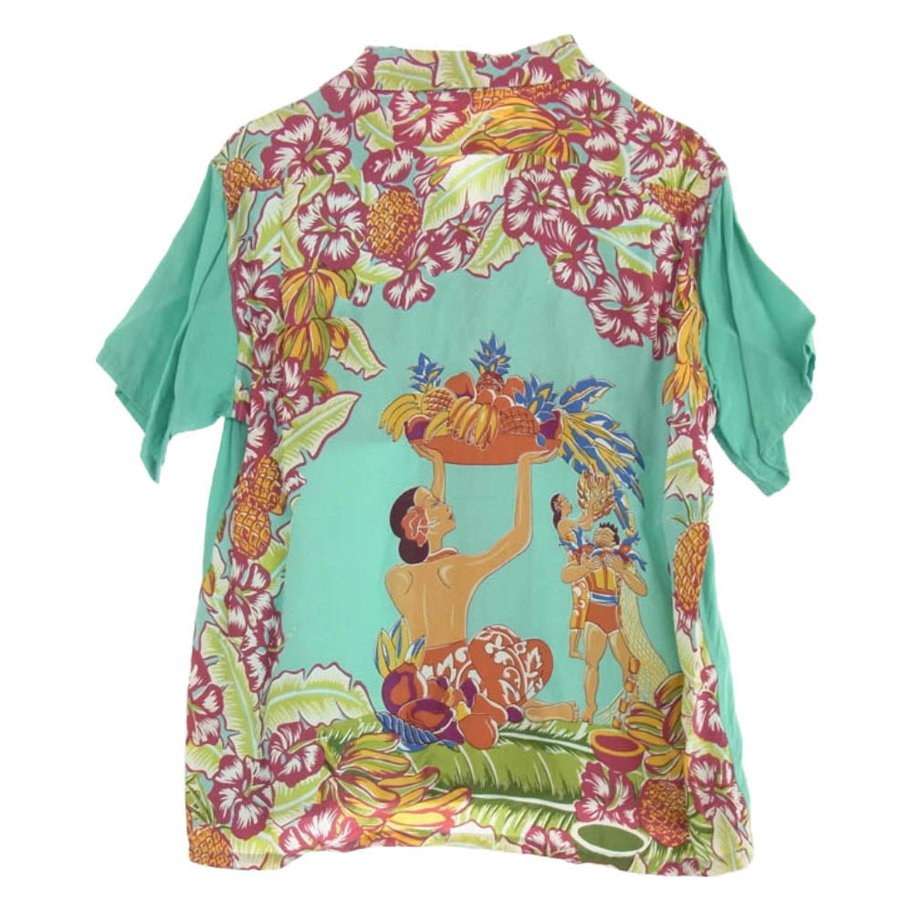 SUN SURF サンサーフ SS37256 SPECIAL EDITION S/S HARVEST BLESSING HAWAII スペシャルエディション ハワイアン アロハ シャツ 半袖 マルチカラー系 M【中古】