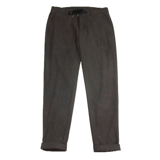 1piu1uguale3 ウノピュウノウグァーレトレ MRP579 PRY102 ECO SUEDE ACTIVE SLACKS エコ スエード アクティブ スラックスパンツ ブラウン系 XL【中古】