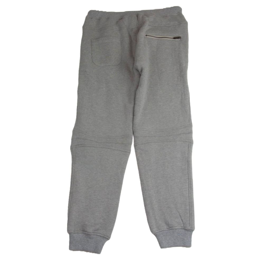 1piu1uguale3 ウノピュウノウグァーレトレ MRP597 PCT032 BIKER RIB バイカー リブ パンツ スウェット ジョガー パンツ グレー系 XL【中古】