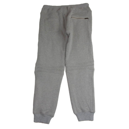 1piu1uguale3 ウノピュウノウグァーレトレ MRP597 PCT032 BIKER RIB バイカー リブ パンツ スウェット ジョガー パンツ グレー系 XL【中古】