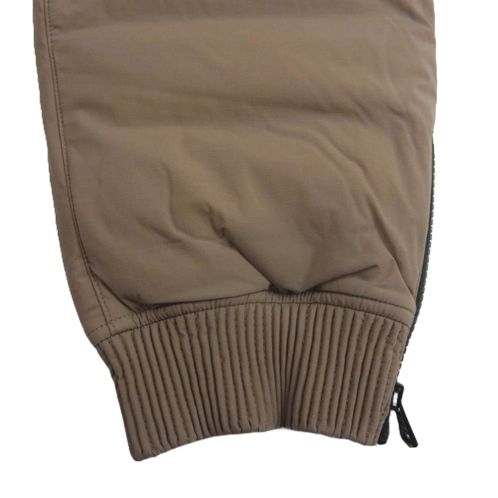 1piu1uguale3 ウノピュウノウグァーレトレ MRP584 NYU077 STRETCH DOWN COLLECTION 4WAY BIKER RIB PT ストレッチダウンコレクション ダウン バイカー リブ パンツ ベージュ系 XL【中古】
