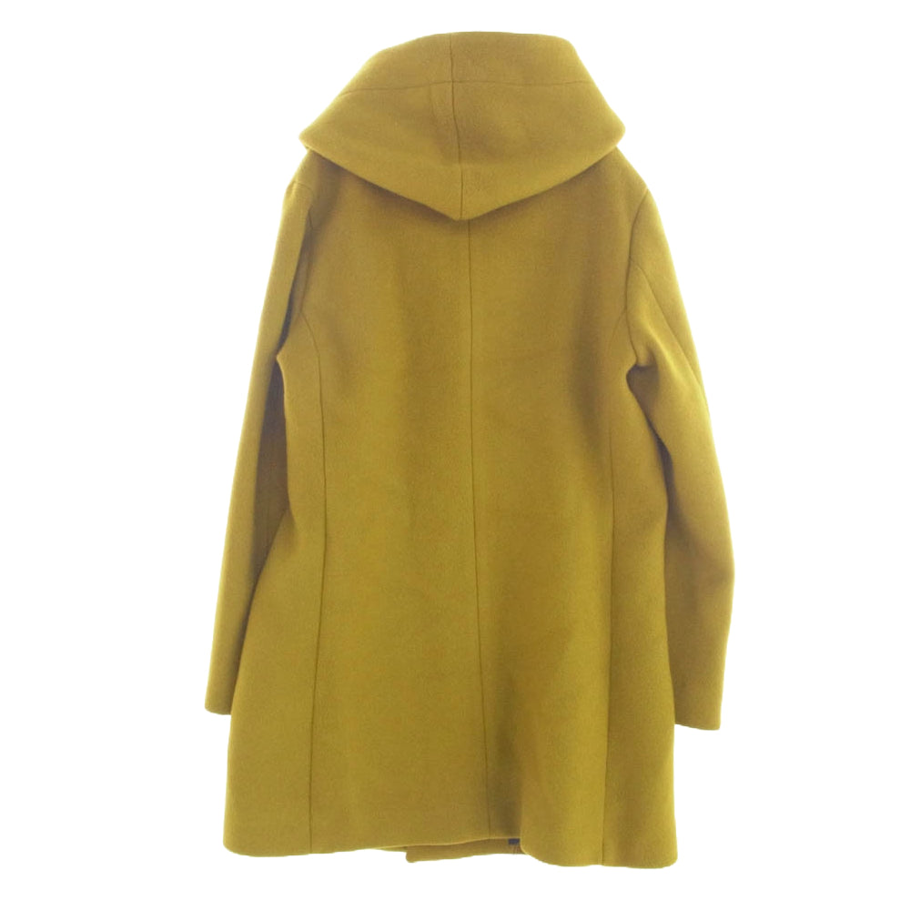 1piu1uguale3 ウノピュウノウグァーレトレ MRC150 WNY035 WRAP COAT ラップ フーデッド コート マスタード マスタード Ⅴ【中古】