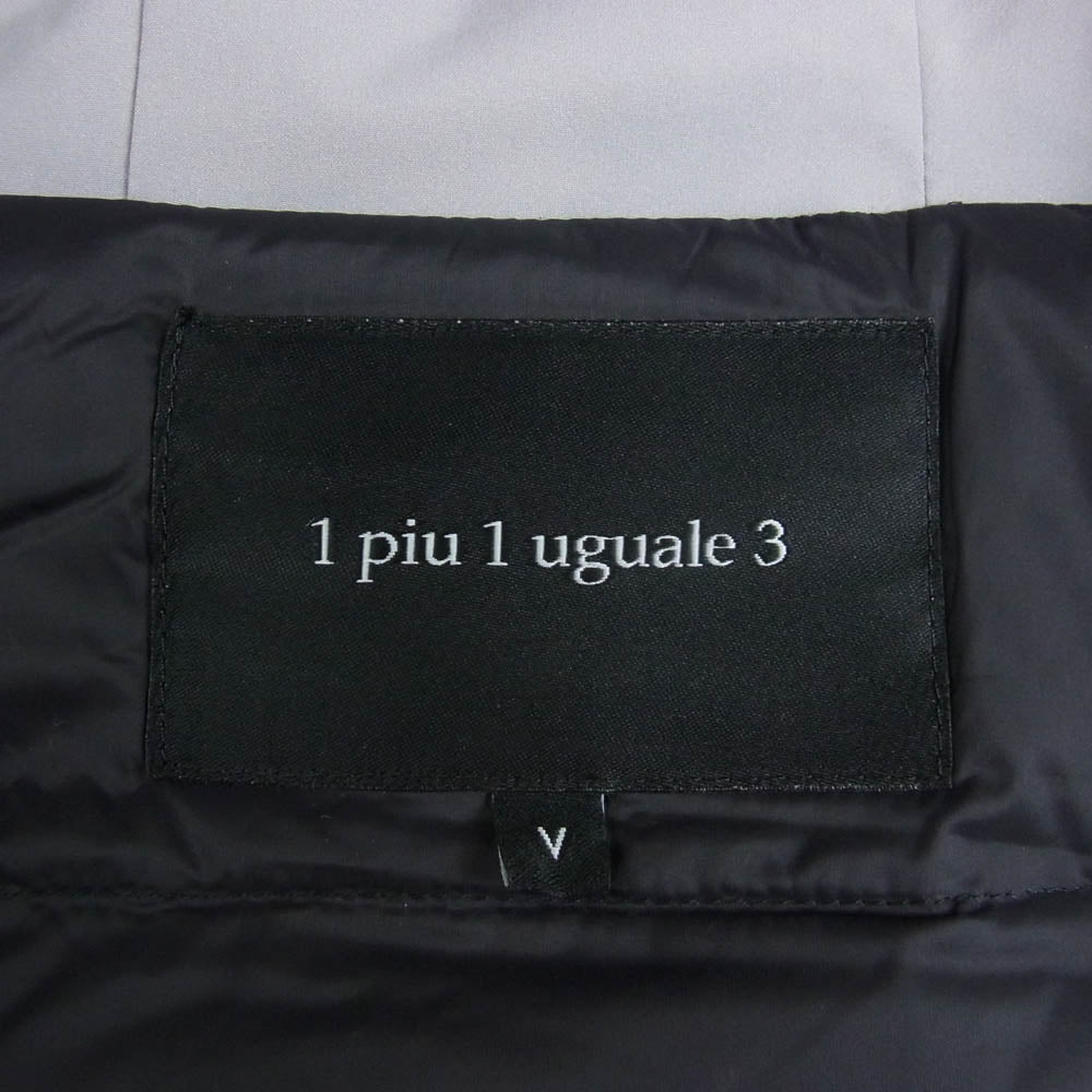 1piu1uguale3 ウノピュウノウグァーレトレ MRB574 POE326 3 SEASON MOUNTAIN PARKA マウンテンパーカー グレー系 L【美品】【中古】