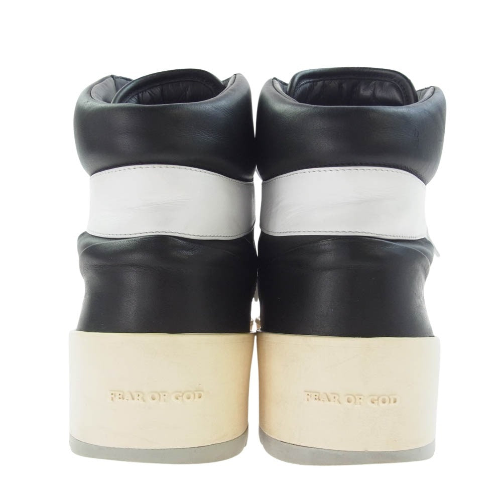 FEAR OF GOD フィアオブゴッド FOG BASKETBALL SNEAKER ハイカット スニーカー ブラック系 41【中古】