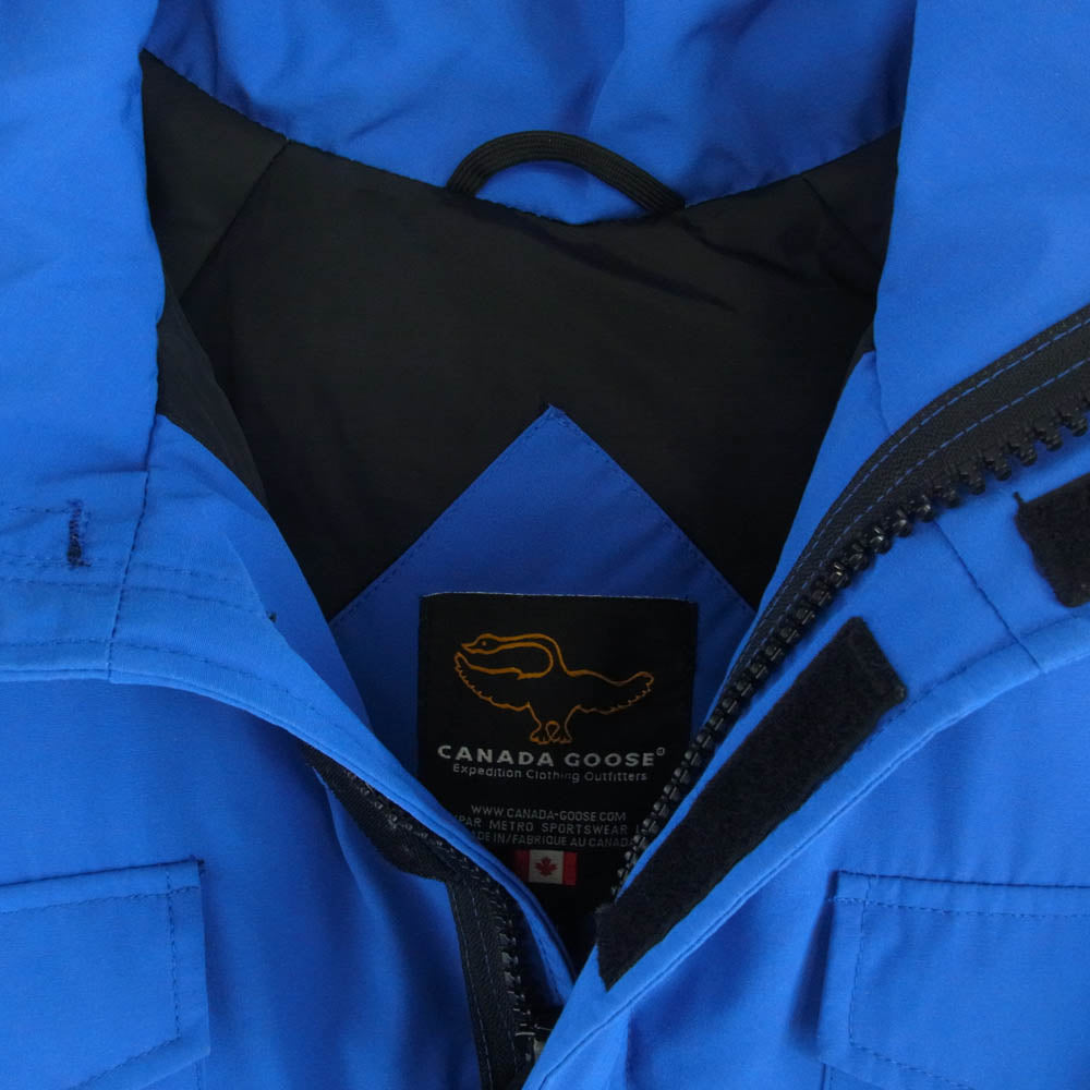 CANADA GOOSE カナダグース 4071JM R 国内正規品 グリフィン インターナショナル 廃盤色 CONSTABLE PARKA コンスタブルパーカ ダウン ジャケット ブルー系 M【中古】