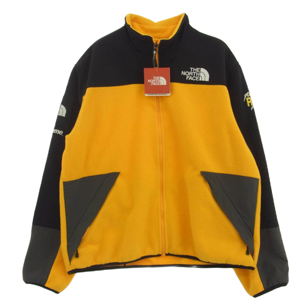 Supreme シュプリーム 20SS NA71904I × THE NORTH FACE RTG Fleece Jacket ザノースフェイス フリース ジャケット イエロー系 M【中古】