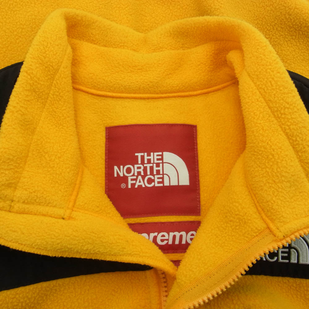 Supreme シュプリーム 20SS NA71904I × THE NORTH FACE RTG Fleece Jacket ザノースフェイス フリース ジャケット イエロー系 M【中古】