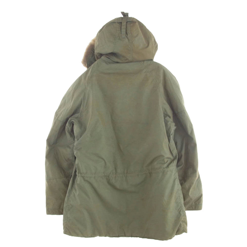 ヴィンテージ MIL-J-6279H 米軍 実物 70s USAF N-3B SKYLINE CLOTHING フライト ジャケット カーキ系 S【中古】