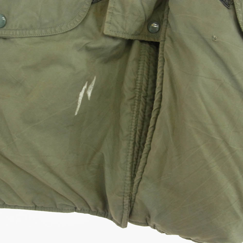 ヴィンテージ MIL-J-6279H 米軍 実物 70s USAF N-3B SKYLINE CLOTHING フライト ジャケット カーキ系 S【中古】