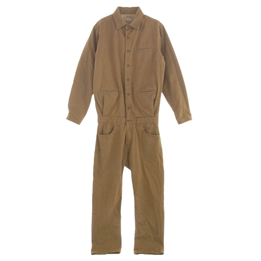 SHANTii シャンティ SH-A01 初期 ジャンプスーツ ツナギ オールインワン ライトブラウン系 M【中古】