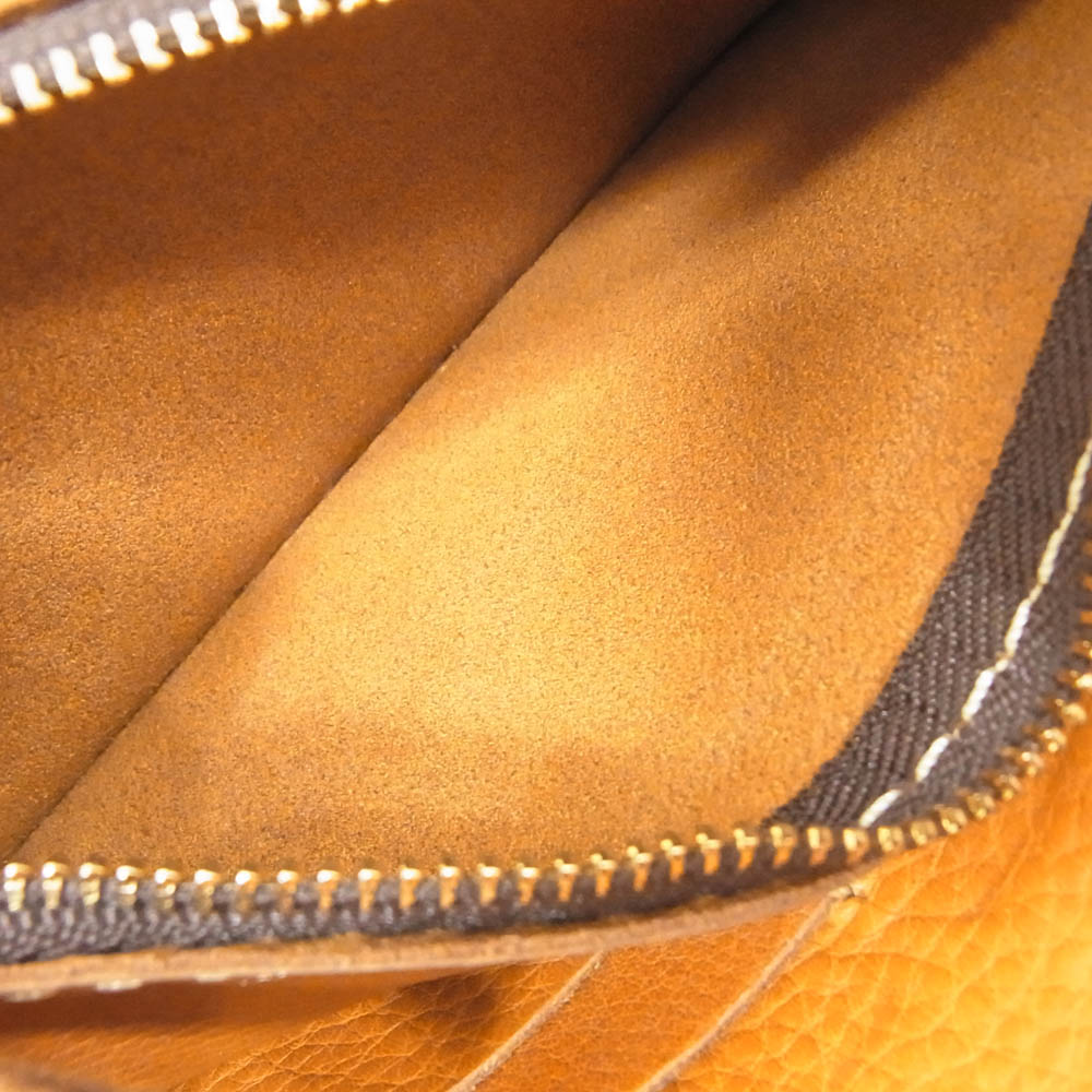 HERZ ヘルツ WL-63 ソフトレザーの長財布 ロングウォレット キャメル ブラウン系【中古】