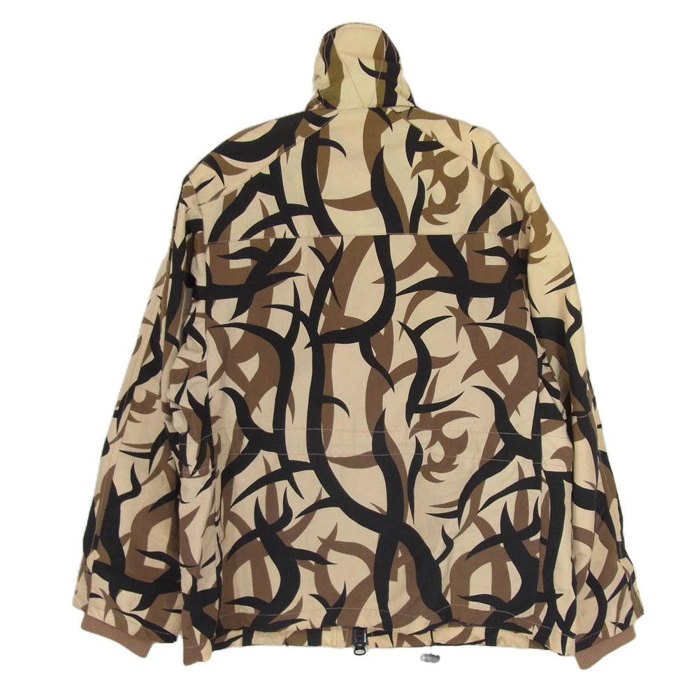 A BATHING APE アベイシングエイプ 90s トライバルカモ ミリタリー ナイロン ジャケット ブラウン系 M【中古】