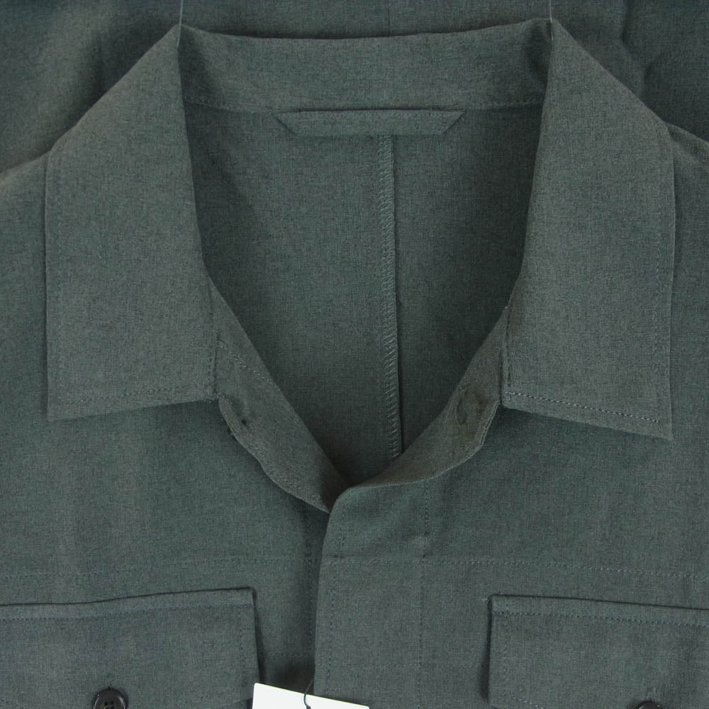 SOPHNET. ソフネット SOPH-240006 HEM CODE SHIRT JACKET CHARCOAL GRAY ヘム コード ジャケット チャコール系 L【新古品】【未使用】【中古】