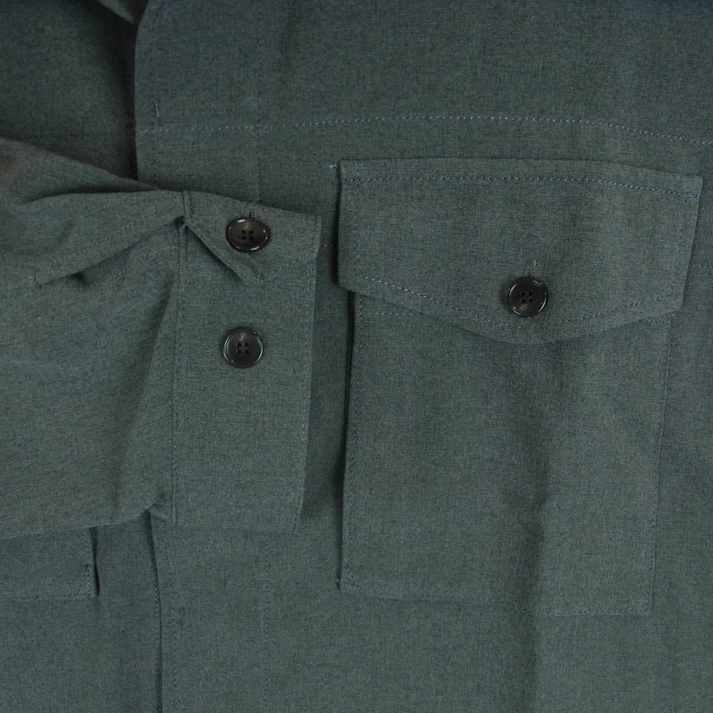 SOPHNET. ソフネット SOPH-240006 HEM CODE SHIRT JACKET CHARCOAL GRAY ヘム コード ジャケット チャコール系 L【新古品】【未使用】【中古】