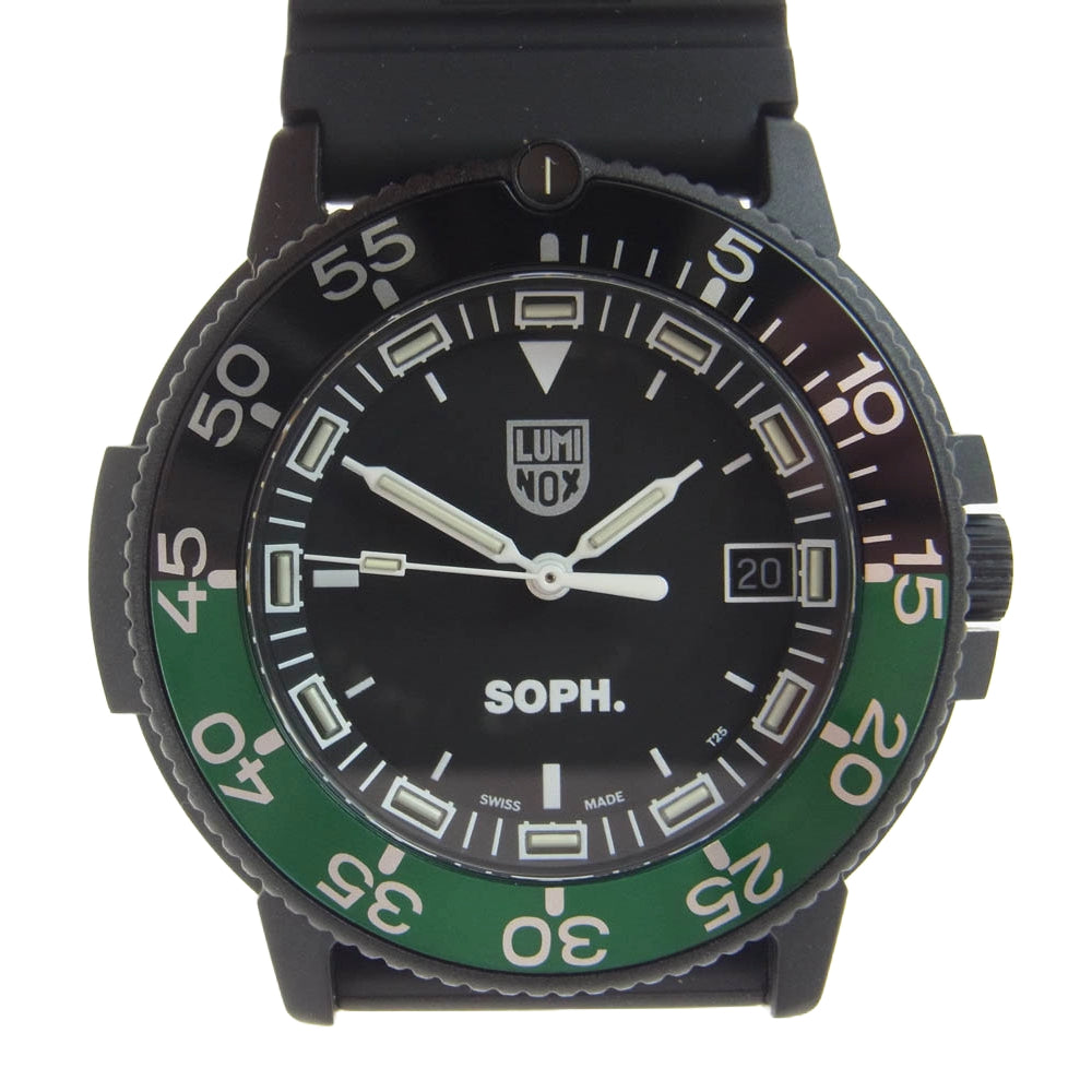 SOPHNET. ソフネット SOPH-250094 Luminox 3001 BG BLACK GREEN ルミノックス 腕時計 ウォッチ ブラック グリーン ブラック系 グリーン系【新古品】【未使用】【中古】