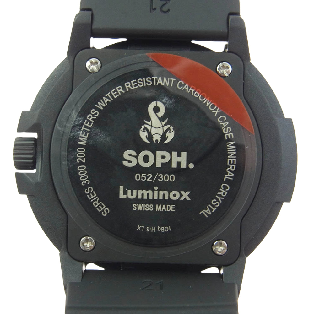 SOPHNET. ソフネット SOPH-250094 Luminox 3001 BG BLACK GREEN ルミノックス 腕時計 ウォッチ ブラック グリーン ブラック系 グリーン系【新古品】【未使用】【中古】