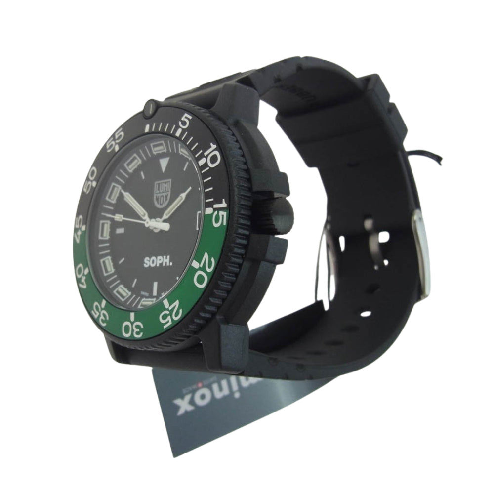 SOPHNET. ソフネット SOPH-250094 Luminox 3001 BG BLACK GREEN ルミノックス 腕時計 ウォッチ ブラック グリーン ブラック系 グリーン系【新古品】【未使用】【中古】