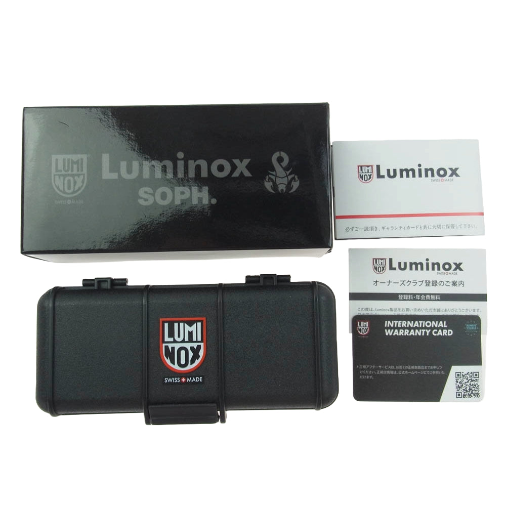 SOPHNET. ソフネット SOPH-250094 Luminox 3001 BG BLACK GREEN ルミノックス 腕時計 ウォッチ ブラック グリーン ブラック系 グリーン系【新古品】【未使用】【中古】