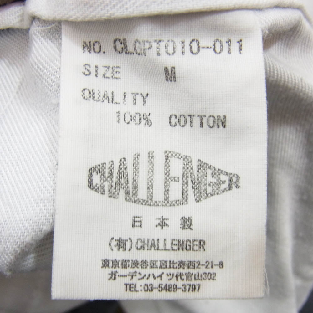 CHALLENGER チャレンジャー CLGPT010-011 ユーズド加工 ストレート デニムパンツ ブラック系 M【中古】