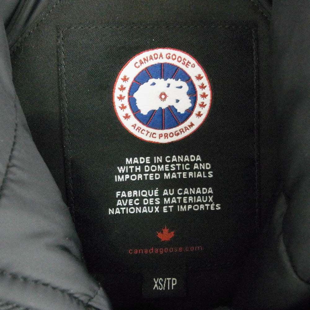 CANADA GOOSE カナダグース 2300JL 国内正規品 サザビーリーグ CHARLOTTE PARKA ダウン ジャケット ブラック XS ブラック系 XS【中古】