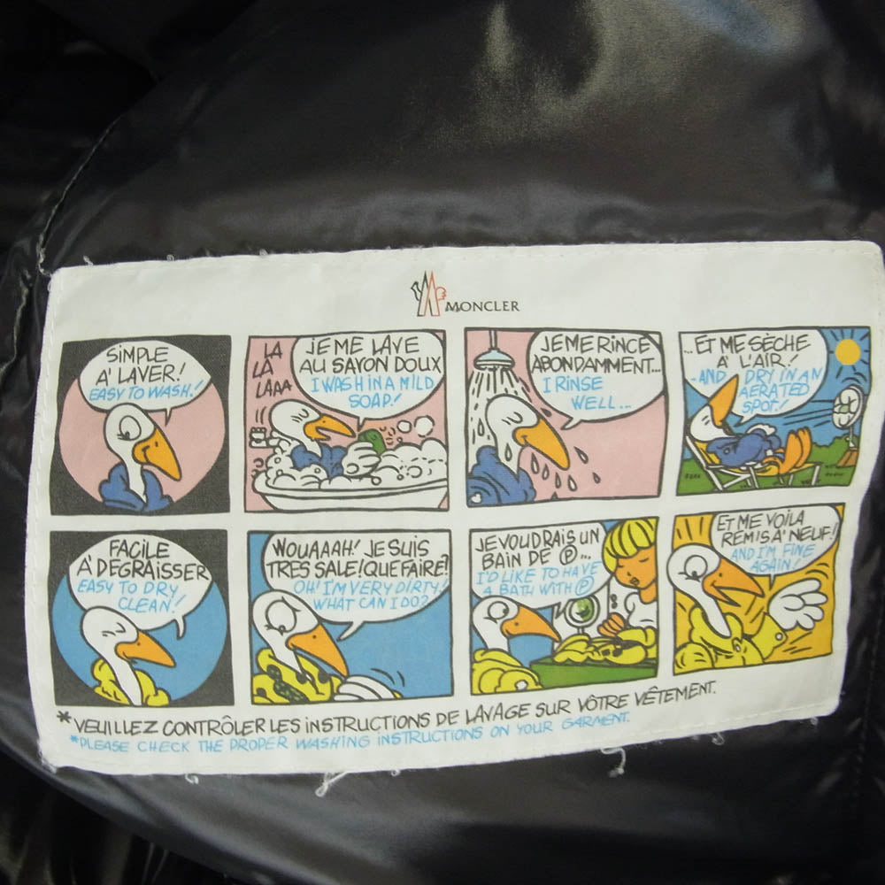 MONCLER モンクレール 20AW F20931A59300 C0064 MOYADE GIUBBOTTO マイレ ダウン ジャケット ブラック 00 ブラック系 L【美品】【中古】