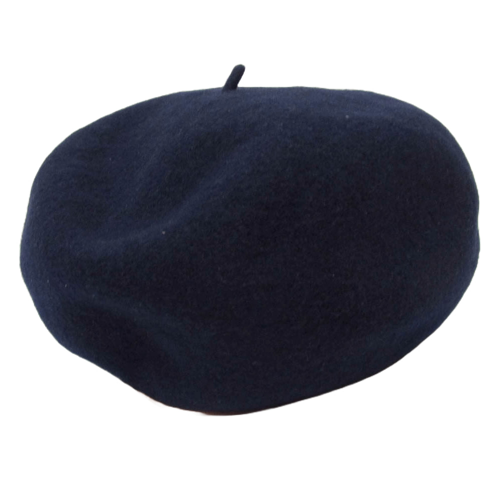 VISVIM ビズビム 18AW 0118103003025 REGIMENT BERET WOOL NAVY ベレー帽 ウール パイピング ネイビー系 SM【新古品】【未使用】【中古】