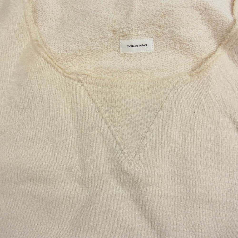 VISVIM ビズビム 22SS 0122105010020 MONDO SWEAT S/L C/WS カシミヤ スウェット ベスト アイボリー系 2【新古品】【未使用】【中古】